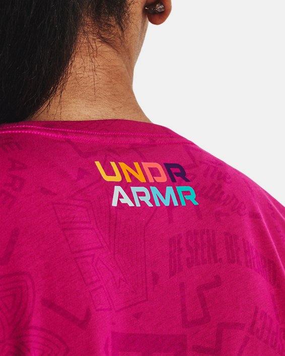 Women's UA Black History Month Short Sleeve, Pink, pdpMainDesktop image number 5
